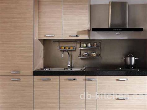 Modern Wood Veneer Mdfplywood Melamine Kitchen Cabinet