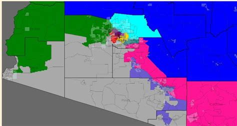 Map For Redistricting Arizona Swing State Project