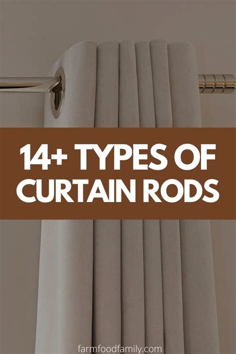14 Different Styles And Types Of Curtain Rods With Photos Buying Guide
