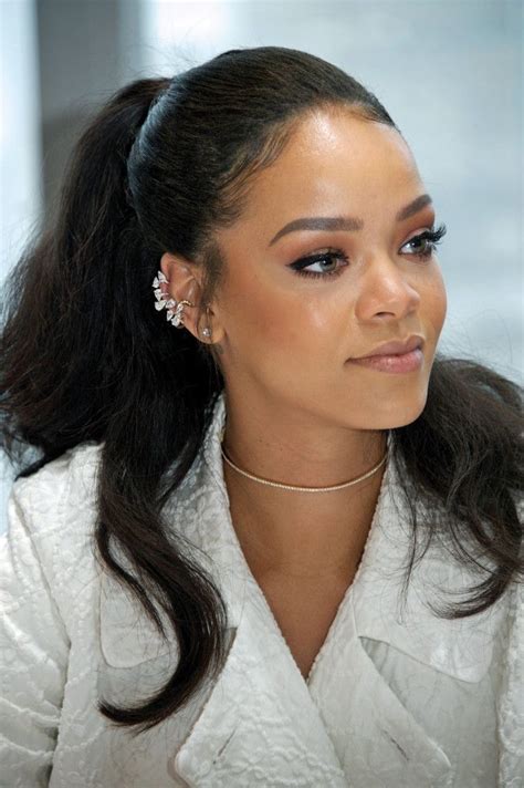 Pin By Kaycedes On Raw Human Hair Style Show Rihanna Makeup Baby