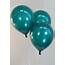 12 Latex Balloons  Metallic Teal Creative Manufacturing
