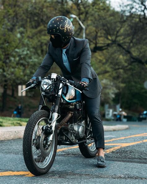 How To Ride A Bike In A Suit Cafe Racer Style Mens