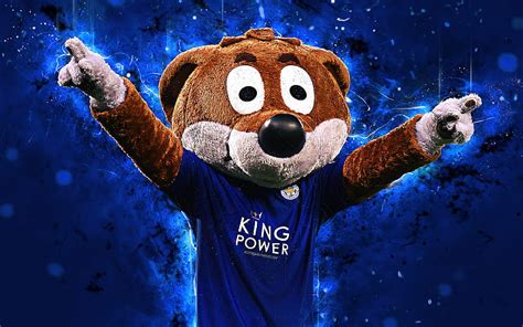 Filbert Fox Mascot Leicester City Abstract Art Premier League