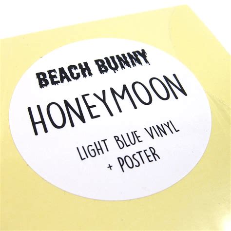 beach bunny honeymoon colored vinyl vinyl lp