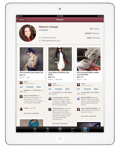 Are you thinking about opening one? Poshmark launches iPad app with new features and financial ...