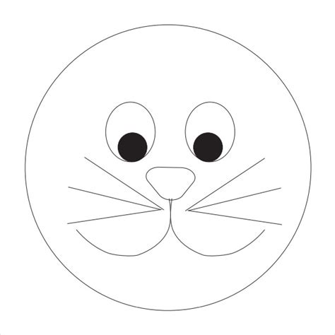 You can use this download for an easter themed project or for whatever you need. Bunny Face Template | merrychristmaswishes.info