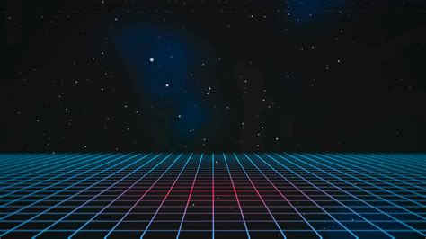 Motion Retro Blue Lines In Space Abstract Stock Motion Graphics Sbv