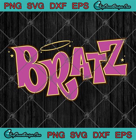 Bratz Pink Classic Logo SVG PNG EPS DXF Cricut File Silhouette Art