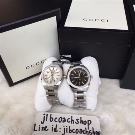 Gucci Ya142401 Gg2570 Black Dial Watch Shopee Thailand