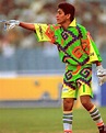 Jorge Campos' uniform | Football outfits, Retro football, Football icon