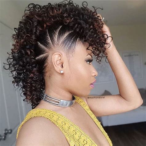 Whether you prefer to flat iron your coils or go natural, you have multiple choices on how to style your luxurious mane. Mohawk Hairstyles For Natural Hair - Essence