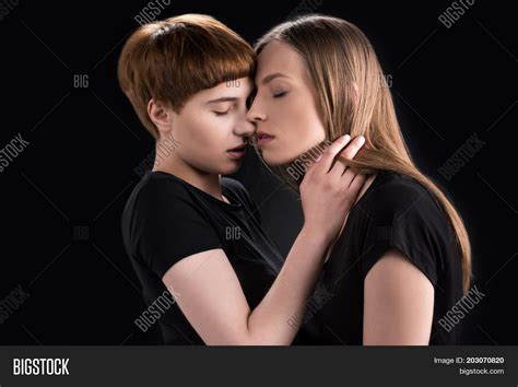 Lesbian Couple Leaning Image And Photo Free Trial Bigstock