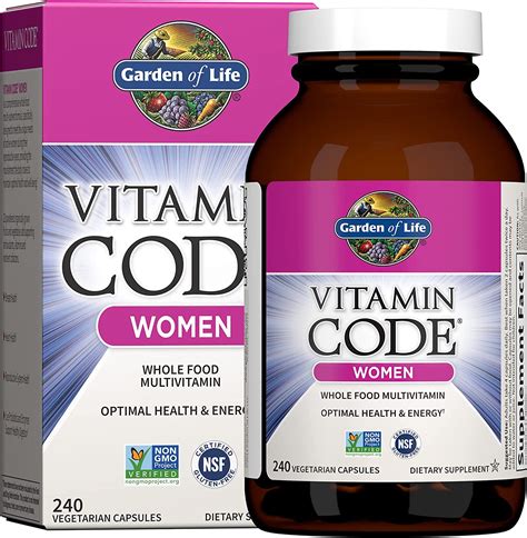 Amazon Com Garden Of Life Multivitamin For Women Vitamin Code Women S Multi Whole Food
