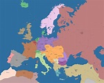A map of Europe in 1900. - Maps on the Web