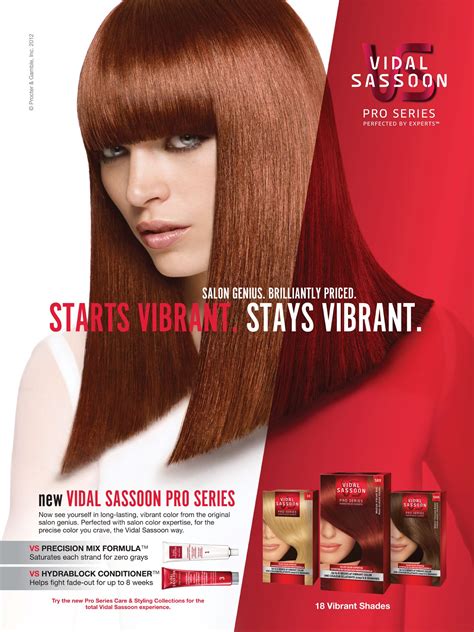 Beauty Advertising Vidal Sassoon Hair Products Hair Advertising