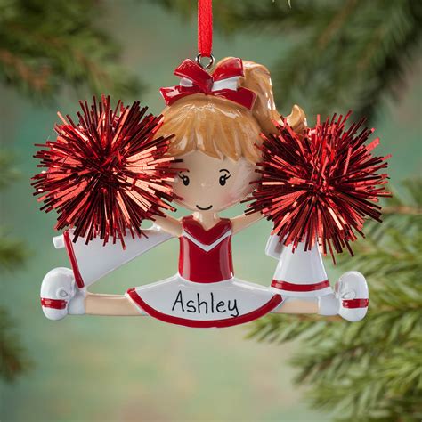 Personalized Cheerleader Ornaments Photos Cantik