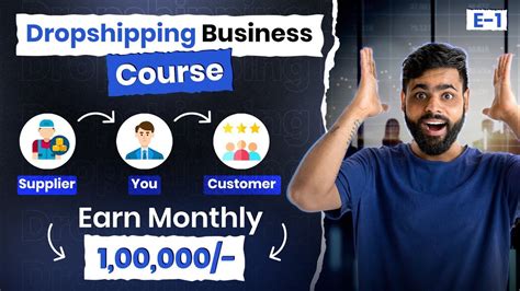 Dropshipping Business Complete Course 2023 Earn Monthly 1 Lakh Earn