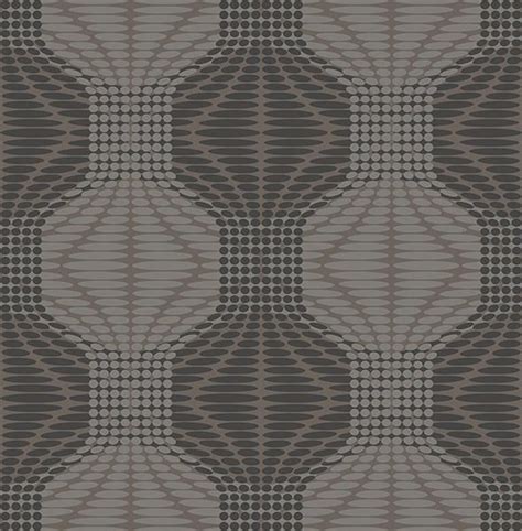 Optic Brown Geometric Wallpaper Geometric Wallpaper Metallic