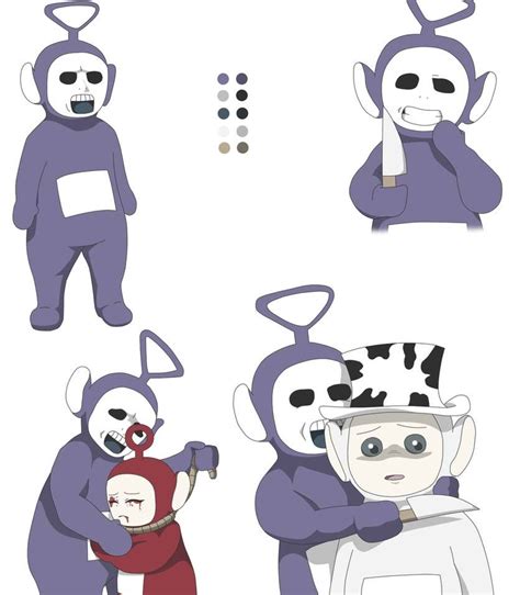 Tinky Winkys Reference Infected By Xamp6 On Deviantart Creepy