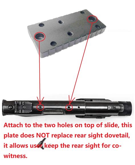 Buy Ade Advanced Optics Red Dot Mounting Plate for Ruger Mark I, II