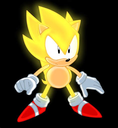 Classic Super Sonic Rsonicthehedgehog