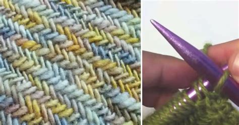 How To Knit The Classic Herringbone Stitch Video Tutorial With Written