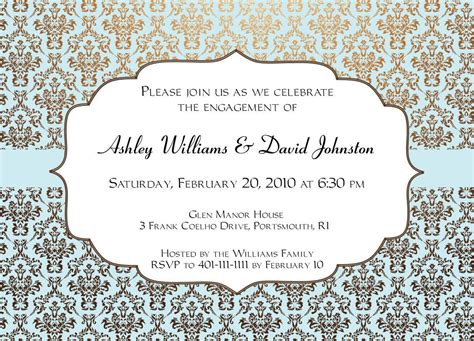 printable wedding invitation designs