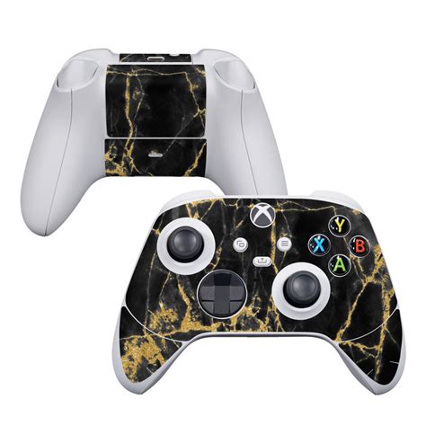 Black Gold Marble Xbox Series S Controller Skin Istyles