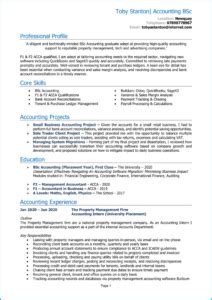 student cv template  cv examples  hired quick