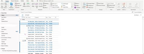 Outlook Column Width Bunched To The Left On Open Microsoft Community