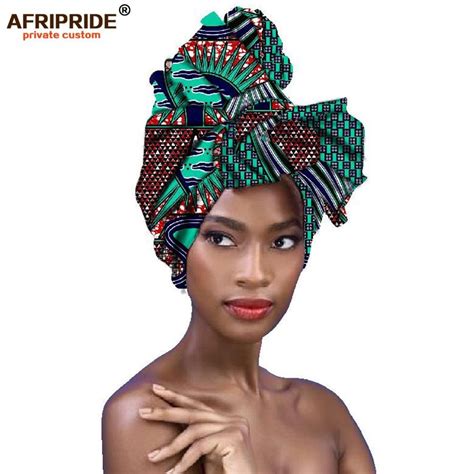 Fashion African Head Scarf Print Cotton Wax High Quality African Scarf For Women African