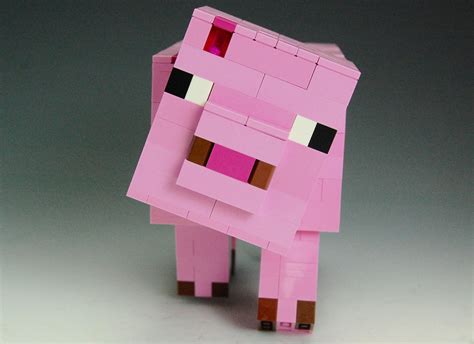 Lego Minecraft Pig By Brickbum On Lego Ideas Vote For The Pig Lego