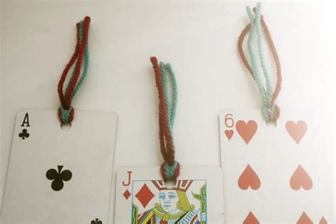 Playing Card Bookmarks Crafting Paper Paper Crafts February Ideas