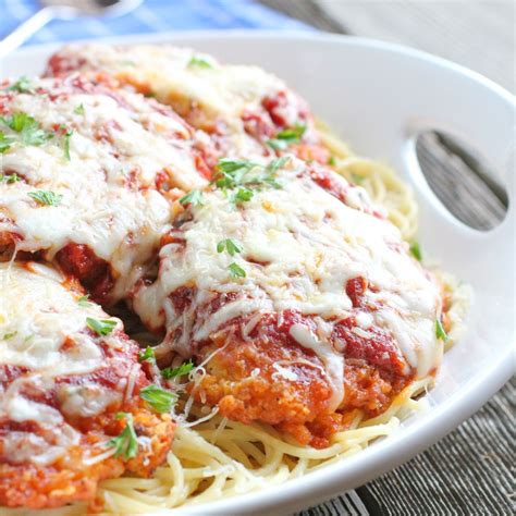 Serve moist and flavorful breaded chicken. Homemade Chicken Parmesan | Recipe | Oven baked chicken ...