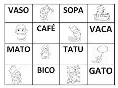 Dani Educar Bingo De Palavras Simples English Activities Sofia