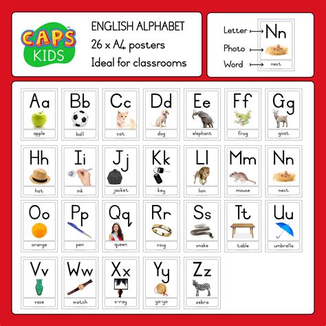 29.09.2015 · descriptive words by letter of the alphabet. 26 x A4 Posters - English alphabet with words (PDF) - Teacha!