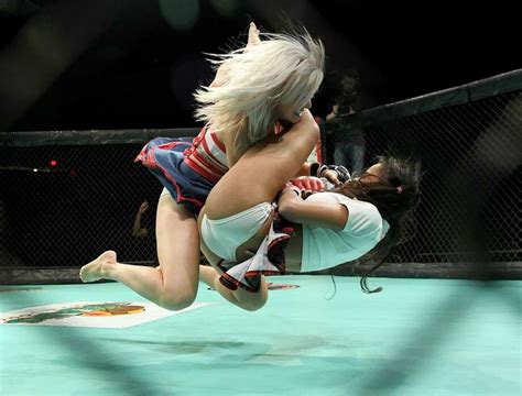 The Lingerie Fighting Championships Most Epic Action Shots Sfgate