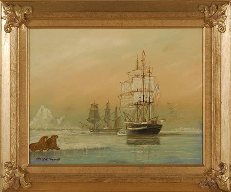 Fred Tordoff Whale Ships In The Arctic Regions Mutualart