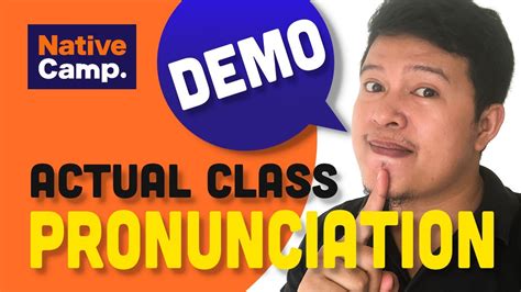 1 ½ or 2 months). NativeCamp Pronunciation Lesson || Actual Class || Native ...