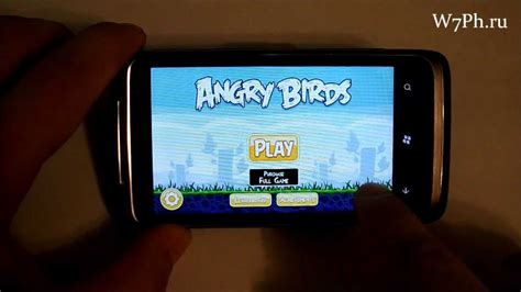 Angry Birds на Windows Phone 7 Youtube