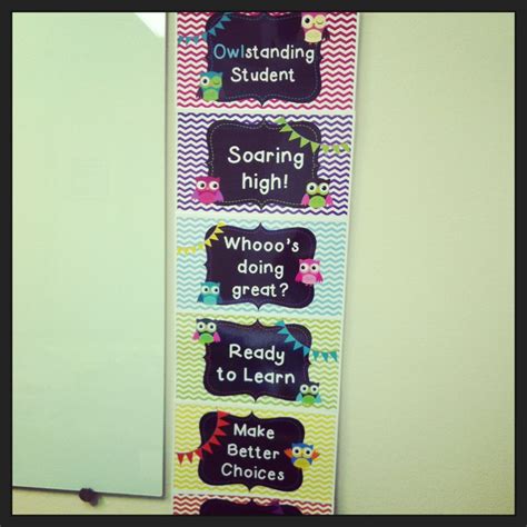 Owl Clip Chart For Classroom Management And A Behavior Think Sheet