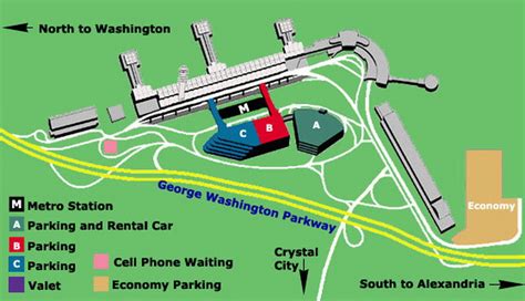 Map Of Dca Parking