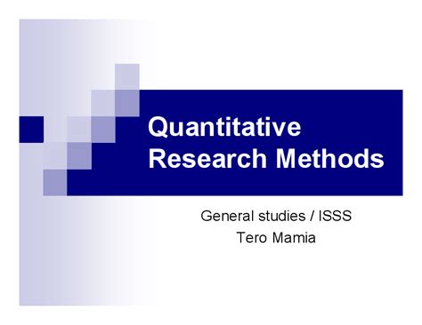 (PDF) Quantitative Research Methods Introduction to Research Methods | Clarisse Accad - Academia.edu
