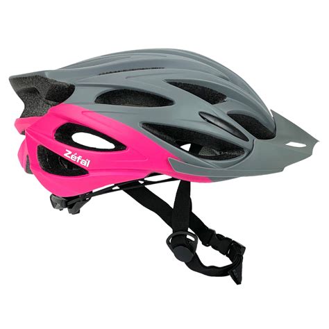 Zefal Womens Pro Gray Pink Bike Helmet 58 61cm 24 Large Vents
