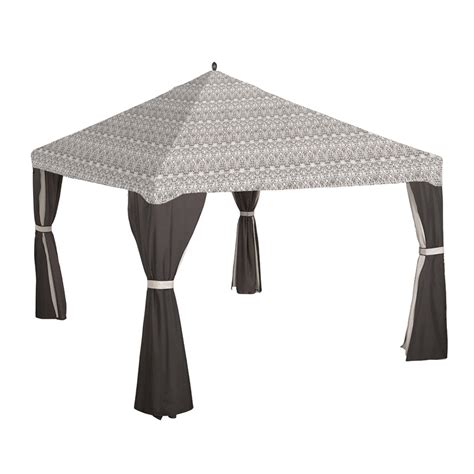 10 ft square pergola with canopy. Garden Winds Replacement Canopy Top Cover for the Garden ...