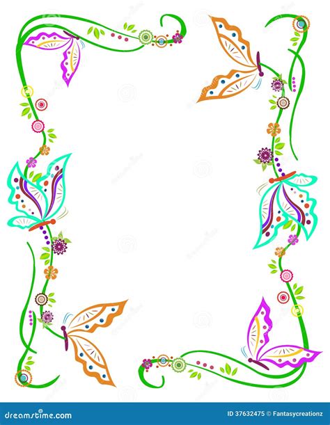 Simple Butterfly Corner Border Designs For Projects Garret Johnston