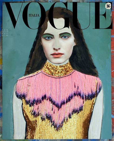 Vogue Italia 2020 Gennaio Sumner Da David Salle Lily Lindsey Wixson Da