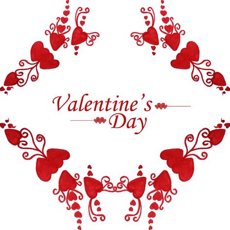 Beautiful Valentines Day Card Design 245008 Vector Art At Vecteezy