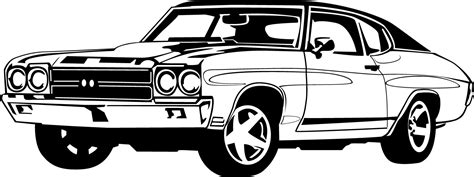 Car black black and white car pictures free download clip art., free portable network graphics (png) archive. Muscle Car Clipart - Images, Illustrations, Photos