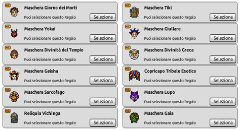 All Inseriti Furni Regalo Maschere Habbo Club Su Habbo